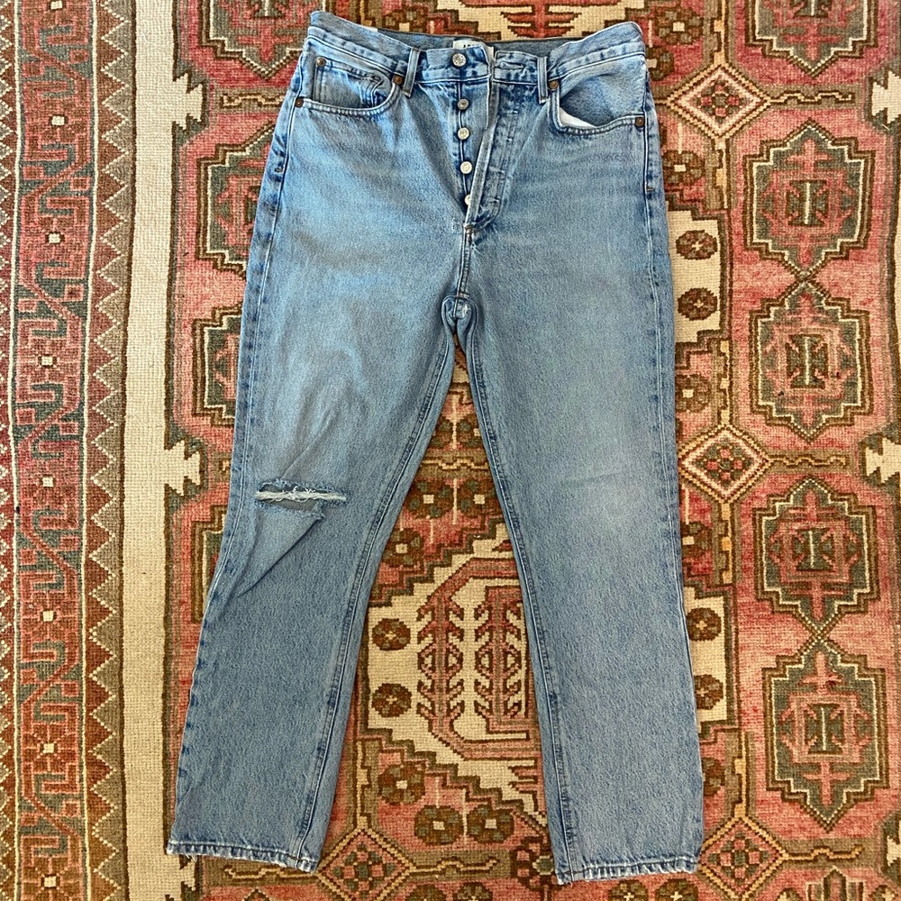 Agolde Riley High Rise Crop - 27